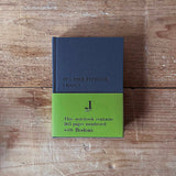 Letterpress Letters Typeface Hardcover Notebook 365 Pages Numbered with BODONI