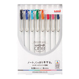 Mitsubishi Uni-ball One Gel Pen 8 Color Set - 0.38mm