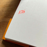 Letterpress Letters Typeface Hardcover Notebook 365 Pages Numbered with BODONI