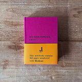 Letterpress Letters Typeface Hardcover Notebook 365 Pages Numbered with BODONI