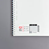 KOKUYO Soft Ring Clear Notebook Semi B5 - Dot Grid Ruled 80 sheets