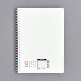 KOKUYO Soft Ring Clear Notebook A5 - Dot Grid Ruled 80 sheets