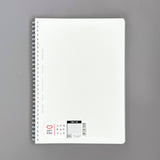 KOKUYO Soft Ring Clear Notebook Semi B5 - Dot Grid Ruled 80 sheets