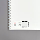 KOKUYO Soft Ring Clear Notebook Semi B5 - 6mm Ruled 80 sheets