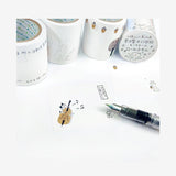 Seal Do Printing Sticky Notes - Roll Sticky Notes - Gauche the Cellist Illustrated by Kenji Miyazawa
