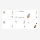 Seal Do Printing Sticky Notes - Roll Sticky Notes - Gauche the Cellist Illustrated by Kenji Miyazawa