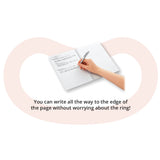 KOKUYO Soft Ring Clear Notebook A5 - Dot Grid Ruled 80 sheets