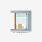 KOKUYO Sooofa Soft Ring Notebook A5 - 4mm Grid - Gray