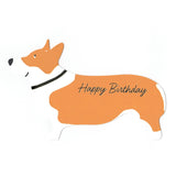 Birthday Card - Standing Card Corgi