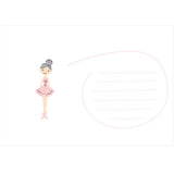 Seal Do Printing Greeting Card - Ballerine Illustrated by Shinzi Katoh