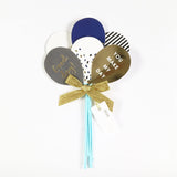 Goup Greeting Card - Balloon Bouquet Mono Tone
