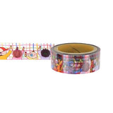 "Coco and Wondrous Gang" Washi Tape - 15mm - Clear - Drawing with Friends