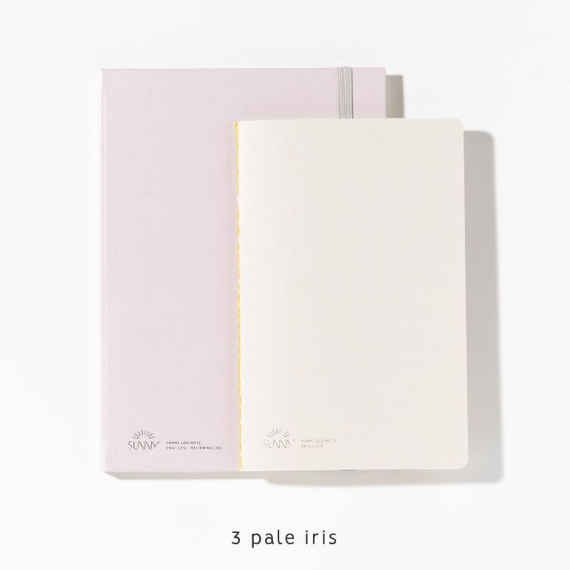 SUNNY Log Note Journal Set of 2 - A5 with B6 Mini