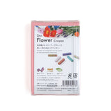 Crayon - AOZORA Dot Flowers Multi-color Crayon Stick - Set of 6 Colors