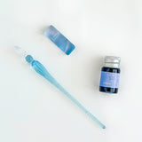 Soratoki Momentary Glass Pen Set - Utakata Blue