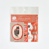 Furukawa Shiko Wa-Life Deco Stickers - Yarn and Cat