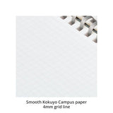 Notebook - KOKUYO Sooofa Soft Ring Notebook A5 - 4mm Grid - Green