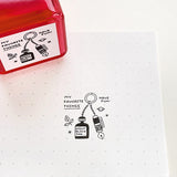 Stamps - Sanby x Eric Self-inking Stamps Key Ring