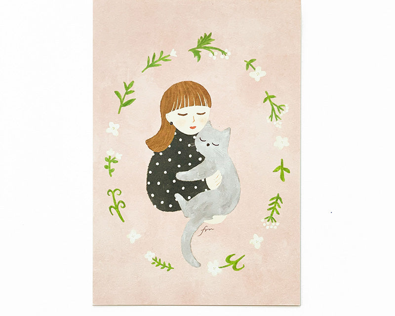 Mariko Fukuoka Postcard Booklet - Meow