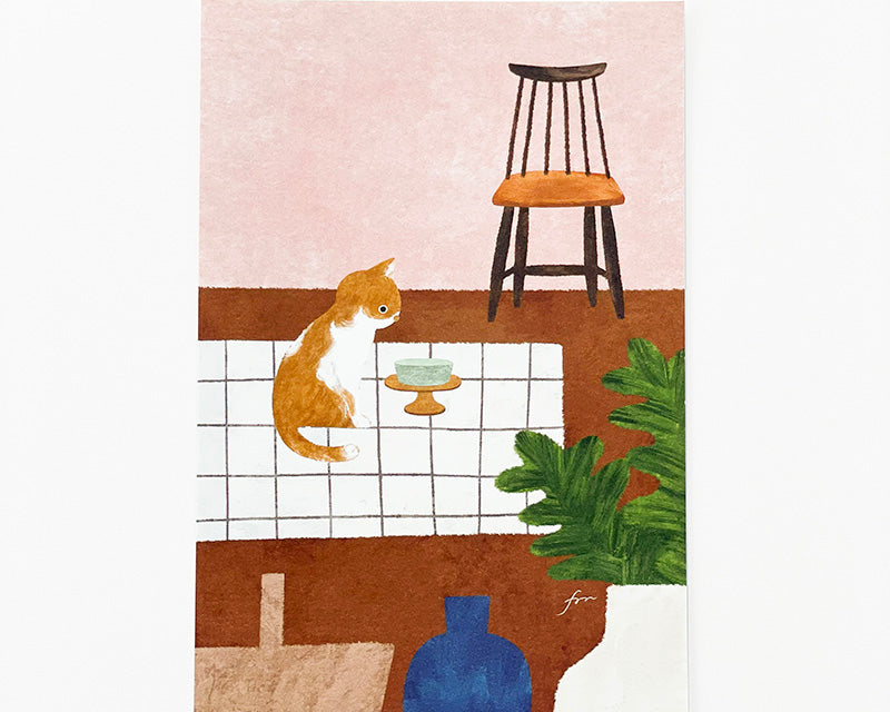 Mariko Fukuoka Postcard Booklet - Meow