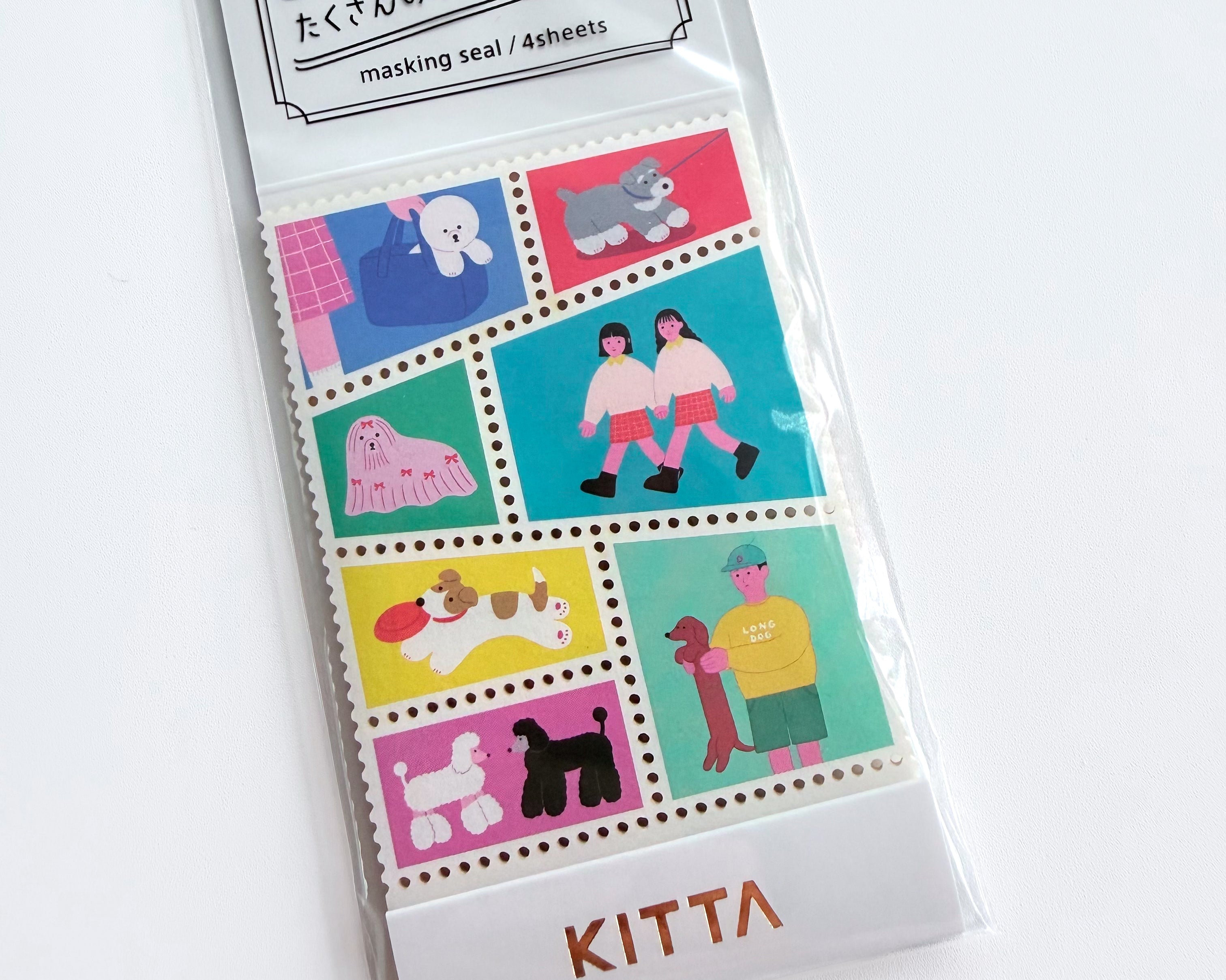 KING JIM Hitotoki KITTA Special Washi Tape - Vegetables