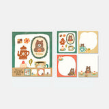 Memo Pad - Wa-Life 4-design Memo Pad - Cup and Bear