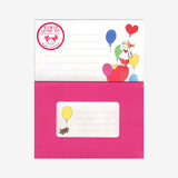 Letter Set - "Coco and Wondrous Gang" Balloon Pink