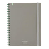 Notebook - KOKUYO Sooofa Soft Ring Notebook A5 - 4mm Grid - Gray