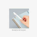 KOKUYO Sooofa Soft Ring Notebook A5 - 4mm Grid - Gray