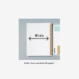 KOKUYO Sooofa Soft Ring Notebook A5 - 4mm Grid - Gray