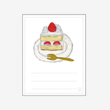 Greeting Life Letter Set - Birthday Cake Illustrated by Yonezu Yusuke