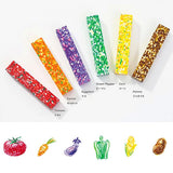 Crayon - AOZORA Dot Vegetable Multi-color Crayon Stick - Set of 6 Colors