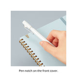 Notebook - KOKUYO Sooofa Soft Ring Notebook A5 - 4mm Grid - Yellow