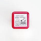 Stamps - Sanby x Eric Self-inking Stamps Nice Holiday