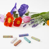 Crayon - AOZORA Dot Flowers Multi-color Crayon Stick - Set of 6 Colors