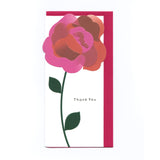 Greeting Card - Rose Thank You