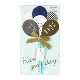 Goup Greeting Card - Balloon Bouquet Mono Tone