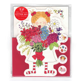 "Coco and Wondrous Gang" Letter Set Flower