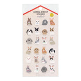 Greeting Life Animal Die Cut Sticker - Rabbit