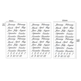 Stickers - Planner Sticker Month
