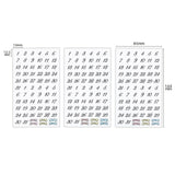 Pine Book Planner Sticker - Date