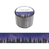 Washi Tape - 30mm - MIND WAVE Clear Tape Starry Night