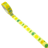 Seal Do Printing Washi Tape - 15mm - Lemon and Lime Illustrated by Shinzi Katoh