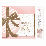 Baby Card - Hello New Baby Pop-up Card Pink