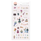 Kamiiso Sansyo Stickers - Anniversary Illustrated by Miki Tamura