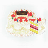 Birthday Card - Strawberry Short Cake