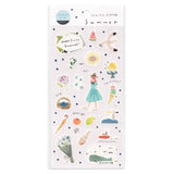 Kamiiso Sansyo Stickers - Summer Illustrated by Miki Tamura