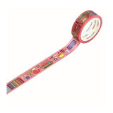 Washi Tape - 15mm - Stationery Retro Pattern