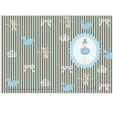 Seal Do Printing Greeting Card - Ballerine Illustrated by Shinzi Katoh