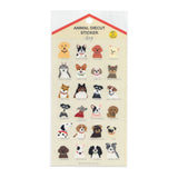 Greeting Life Animal Die Cut Sticker - Smiling Dog